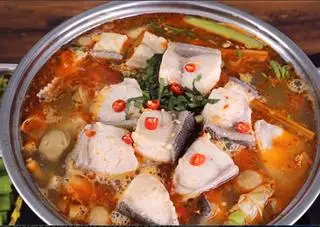 Hình ảnh lẩu cá Bóp