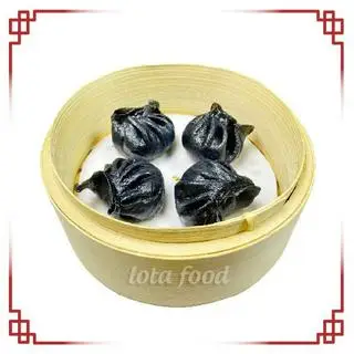 Hình ảnh Cảo Tôm Than Tre - 4 Viên / Charcoal Bamboo Shrimp Dumplings  - 4 pcs