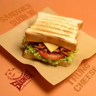 Hình ảnh Sandwich Sườn xé Cheese