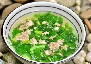 Hình ảnh Canh Thịt Bằm Cải Xanh