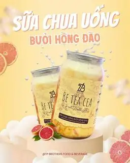 Hình ảnh Sữa chua uống Bưởi Hồng Đào