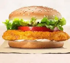 Hình ảnh Burger gà + nước