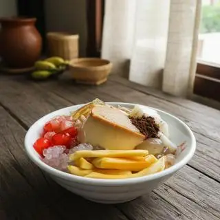 Hình ảnh Chè caramen cacao cốt dừa