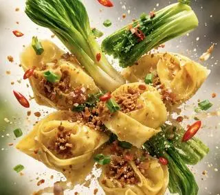 Hình ảnh mì sủi cảo 