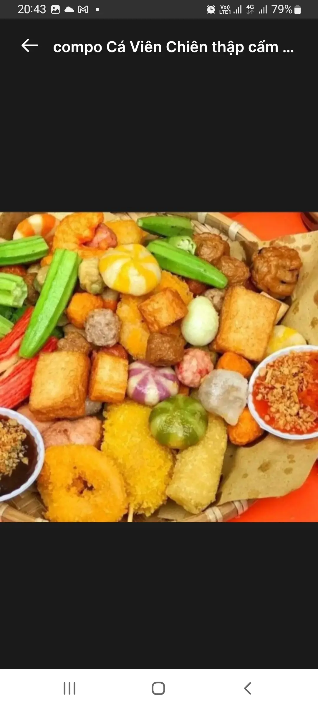 Hình ảnh compo Cá Viên Chiên thập cẩm nhỏ 