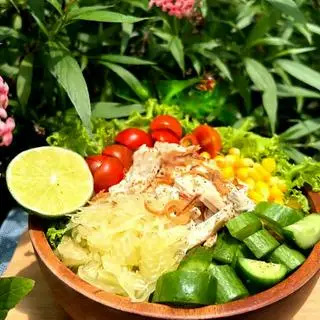 Hình ảnh Poke gà luộc