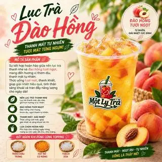 Hình ảnh Lục Trà Đào Hồng