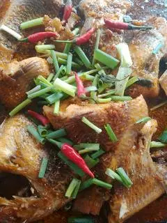 Hình ảnh cá dieu hồng kho tương 