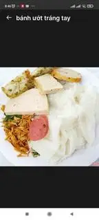 Hình ảnh bánh ướt  trứng nóng