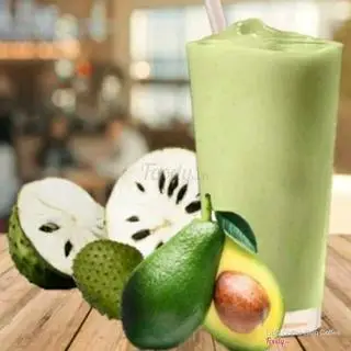 Hình ảnh Sinh tố bơ mãng cầu