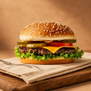Hình ảnh Burger Bò