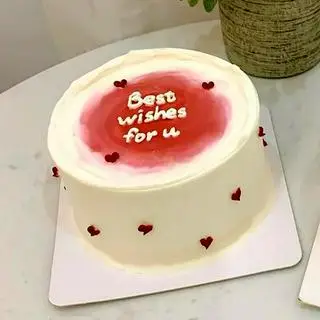 Hình ảnh (Size mini) Bánh sinh nhật Mini Red Heart (2-3 người ăn đường kính 11cm)
