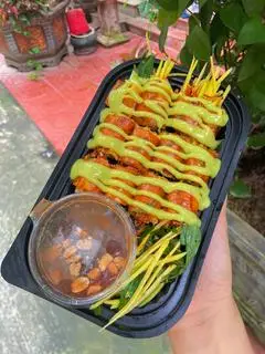 Hình ảnh Bánh tráng sốt bơ hoa quả
