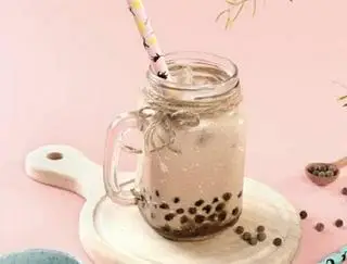 Hình ảnh Trà sữa gạo rang trân châu