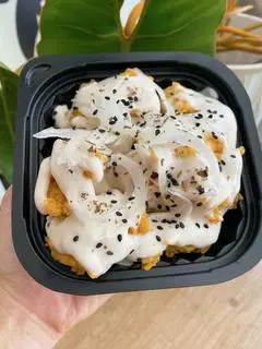 Hình ảnh Gà Rán Sốt Kem Hành