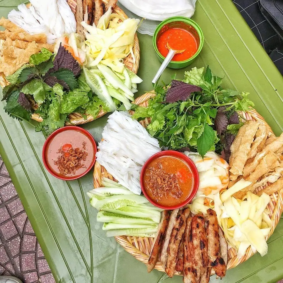Hình ảnh nem nướng nha trang