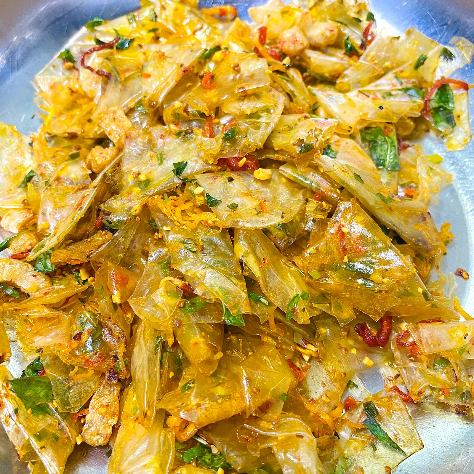 Hình ảnh Bánh tráng trộn - truyền thống (bánh phơi sương)