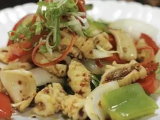 Hình ảnh Mực xào sate 