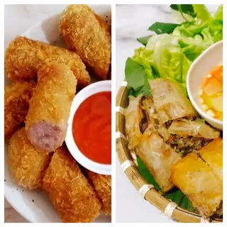 Hình ảnh Combo Chả giò cua bể + nem chua rán