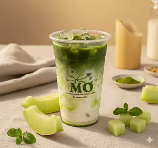 Hình ảnh Matcha dưa lưới