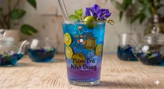 Hình ảnh Trà Tắc Hoa Đậu Biếc