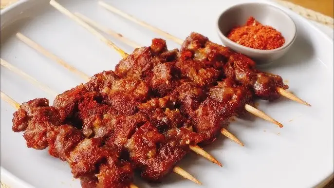 Hình ảnh Thịt heo nướng tê cay