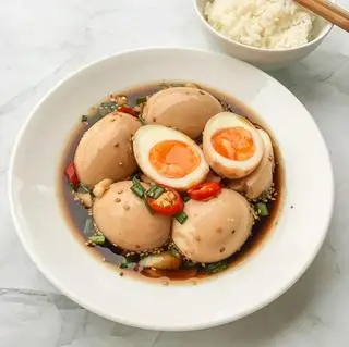 Hình ảnh Trứng ngâm tương ( 煮卵)