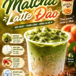 Hình ảnh Matcha Latte Đào