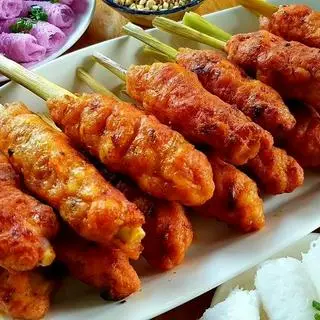 Hình ảnh 10 chả tôm thịt xả chiên giòn tặng coca cola 