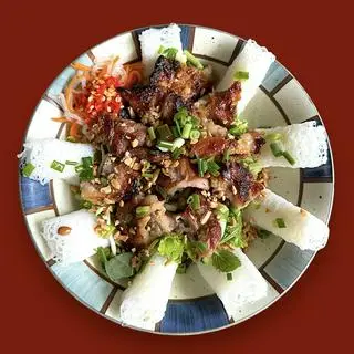 Hình ảnh Bánh hỏi thịt nướng
