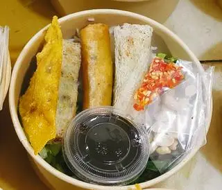 Hình ảnh bún chả giò _nước tương 