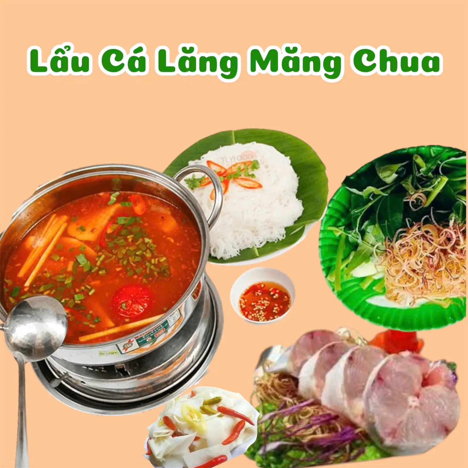 Hình ảnh Lẩu cá Lăng măng chua lớn 