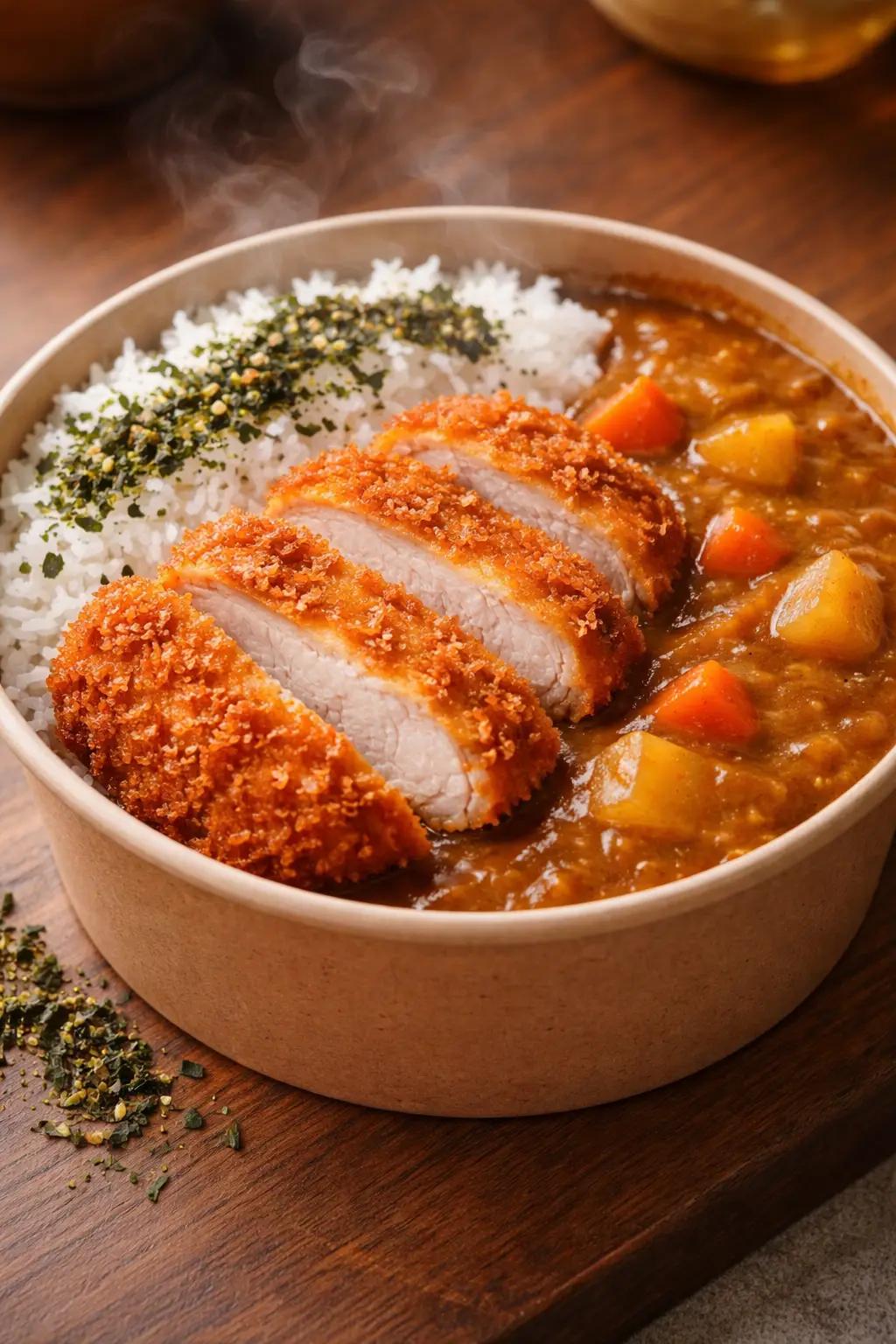 Hình ảnh Cơm Cà Ri Nhật Katsu Gà Chiên Xù