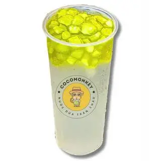 Hình ảnh Nước dừa trân châu củ năng lá dừa (500ml)