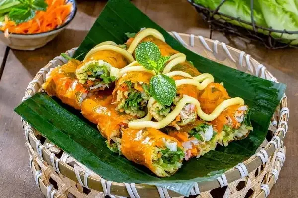 Hình ảnh Bánh tráng cuốn bơ