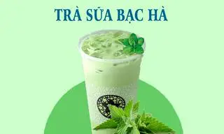 Hình ảnh Trà sữa bạc hà