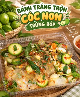 Hình ảnh Bánh Tráng Trộn Cóc Non Trứng Bóp