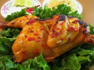 Hình ảnh Gà nướng sốt  sả ớt. 1/2 con
