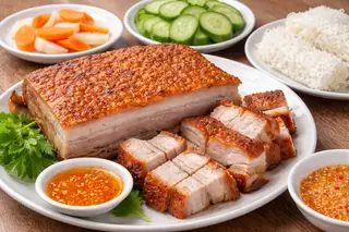 Hình ảnh Heo quay ba chỉ 300gr