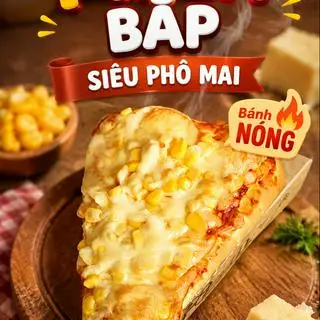 Hình ảnh pizza tam giác Bắp phô mai