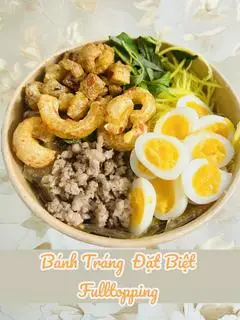 Hình ảnh Bánh Tráng Phơi Sương Đặt Biệt Fulltopping