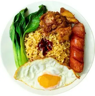 Hình ảnh Mì trộn Trứng Ốp