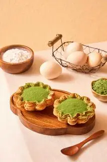 Hình ảnh Tart trứng matcha