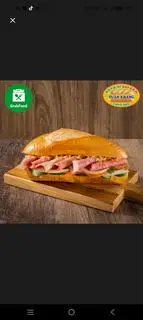 Hình ảnh Bánh mì pate thịt chả - vừa