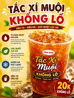 Hình ảnh Trà tắc xí muội khổng lồ