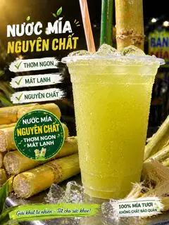 Hình ảnh Nước mía ly lớn