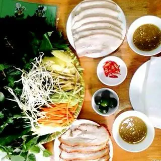 Hình ảnh Bánh Tráng Cuốn Thịt Heo Luộc