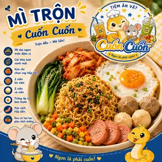 Hình ảnh Mì trộn Cuốn Cuốn