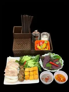 Hình ảnh Bún - đậu - thịt bắp giò - dồi sụn