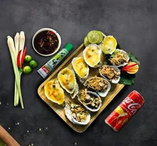 Hình ảnh Combo hàu mỡ hành + phô mai